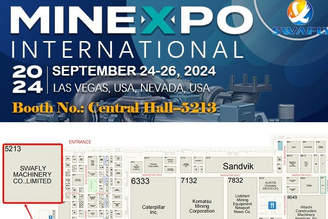 SWAFLY Will Attend the MINExpo INTERNATIONAL Exhibition - Booth No.: Central Hall-5213