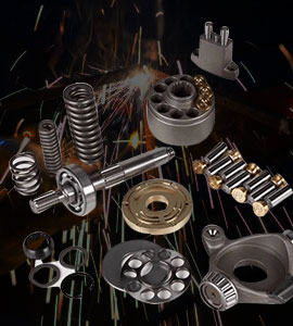 Machinery parts for construction, worldwide shipping, lowest prices